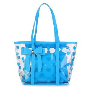 Clear Tote Bags Multi-Use Shoulder Bag Handbag Beach Bag Shoing :P